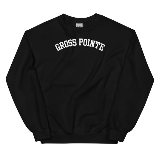 Gross Pointe, Michigan - Block Solo Crewneck Unisex Sweatshirt