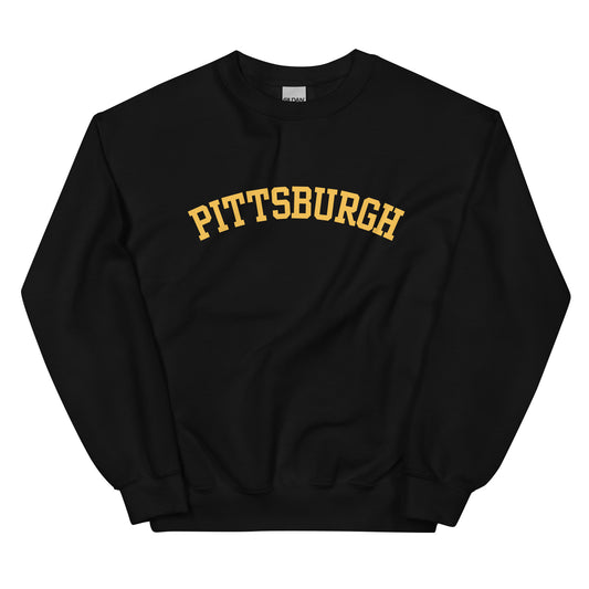 Pittsburgh PA Sports Block Solo Unisex Sweatshirt