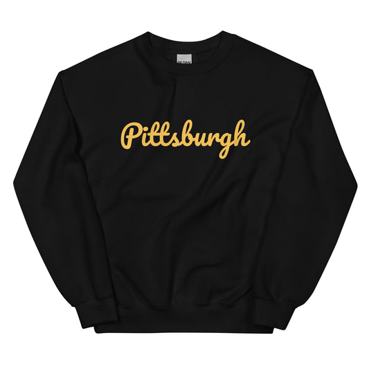 Pittsburgh, PA Sports Solo Script Unisex Sweatshirt