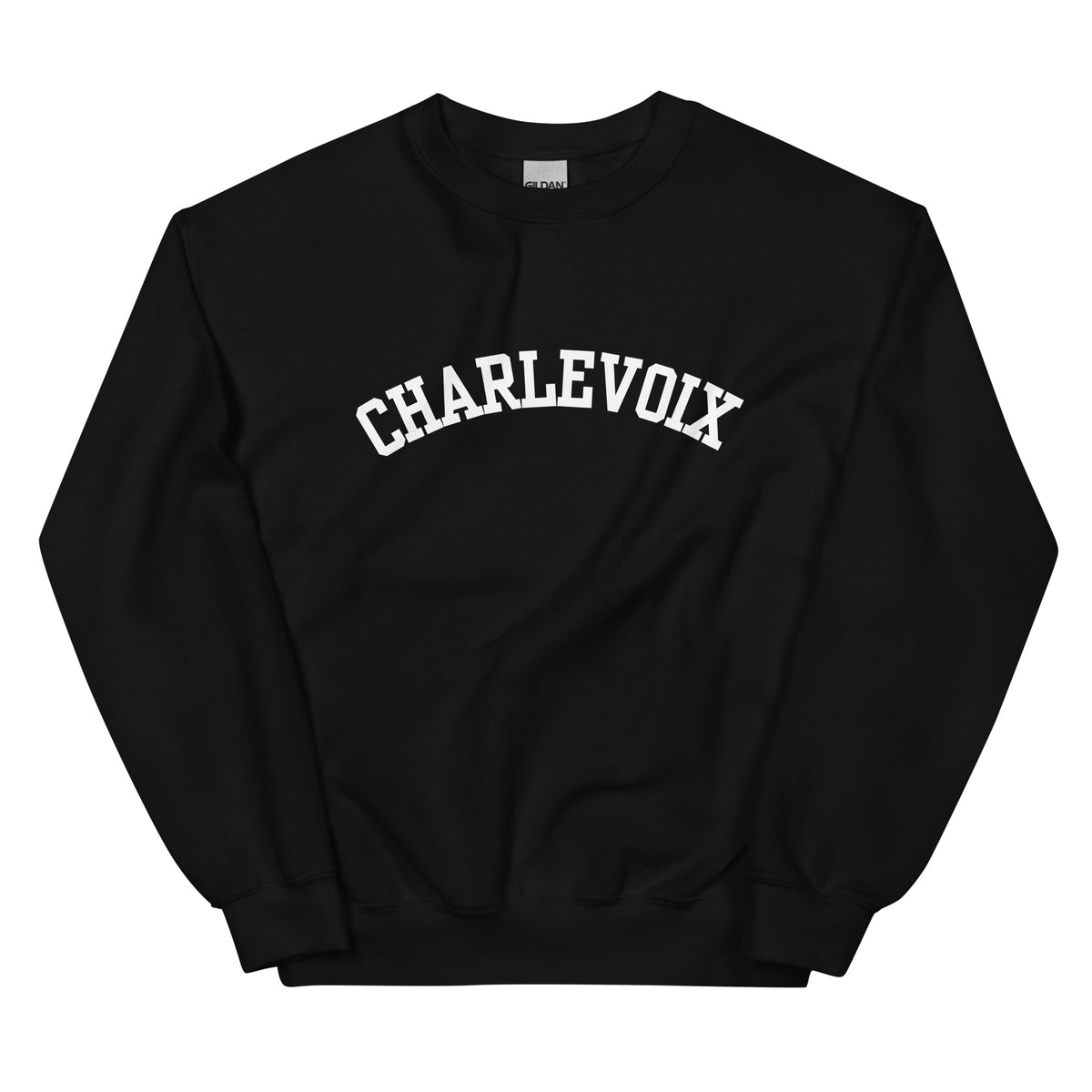 Charlevoix Michigan Block Solo Unisex Sweatshirt