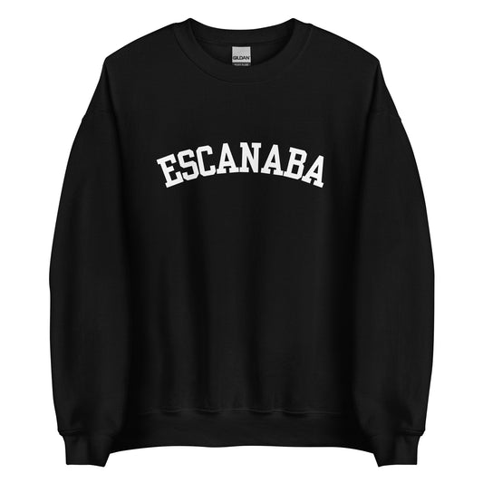 Escanaba Michigan Block Solo Unisex Sweatshirt