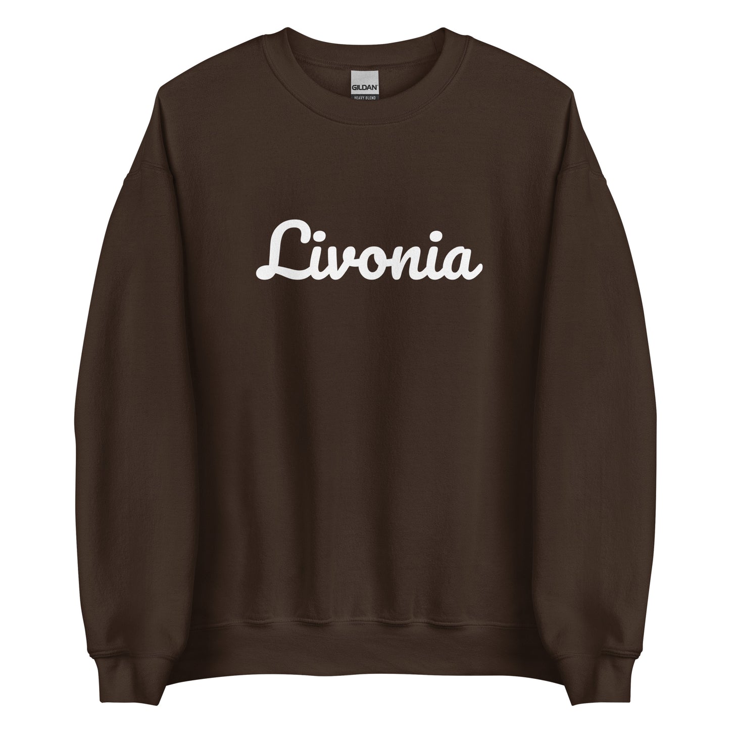 Livonia Michigan Solo Script Unisex Sweatshirt