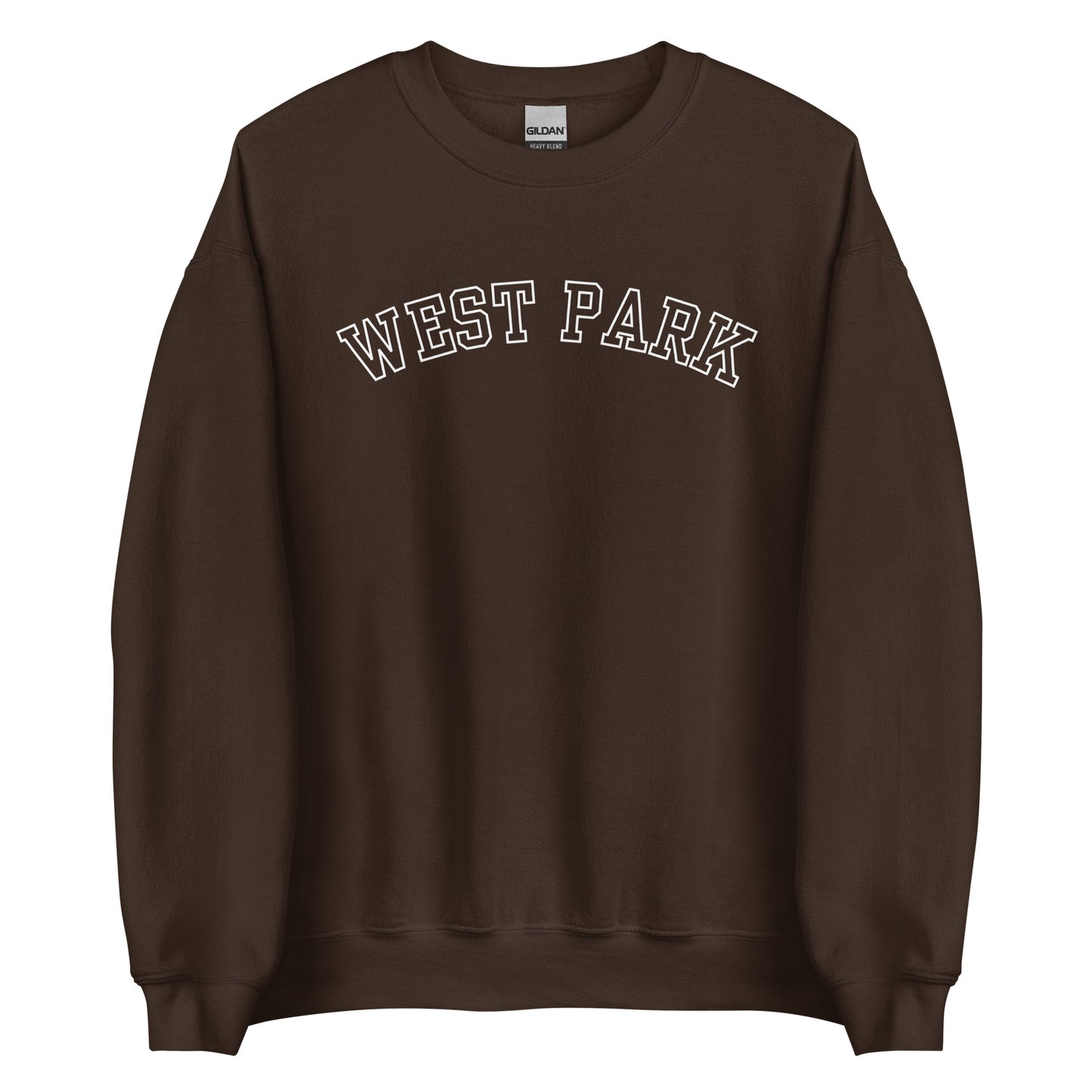 West Park Ohio Block Outline Crewneck Unisex Sweatshirt