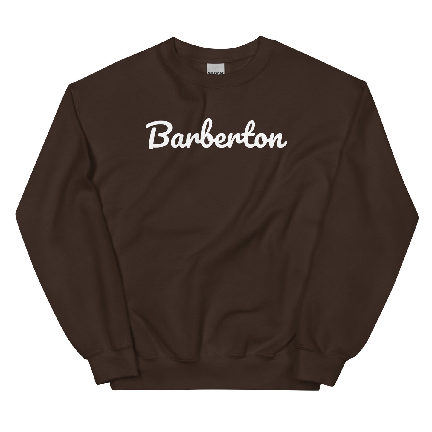 Barberton Ohio Solo Script Crewneck Unisex Sweatshirt