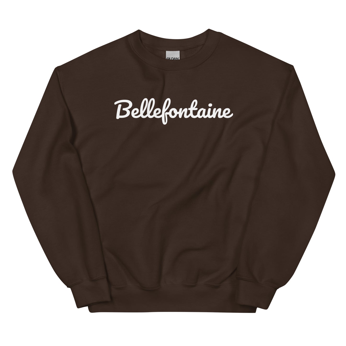 Bellefontaine Ohio Solo Script Crewneck Unisex Sweatshirt