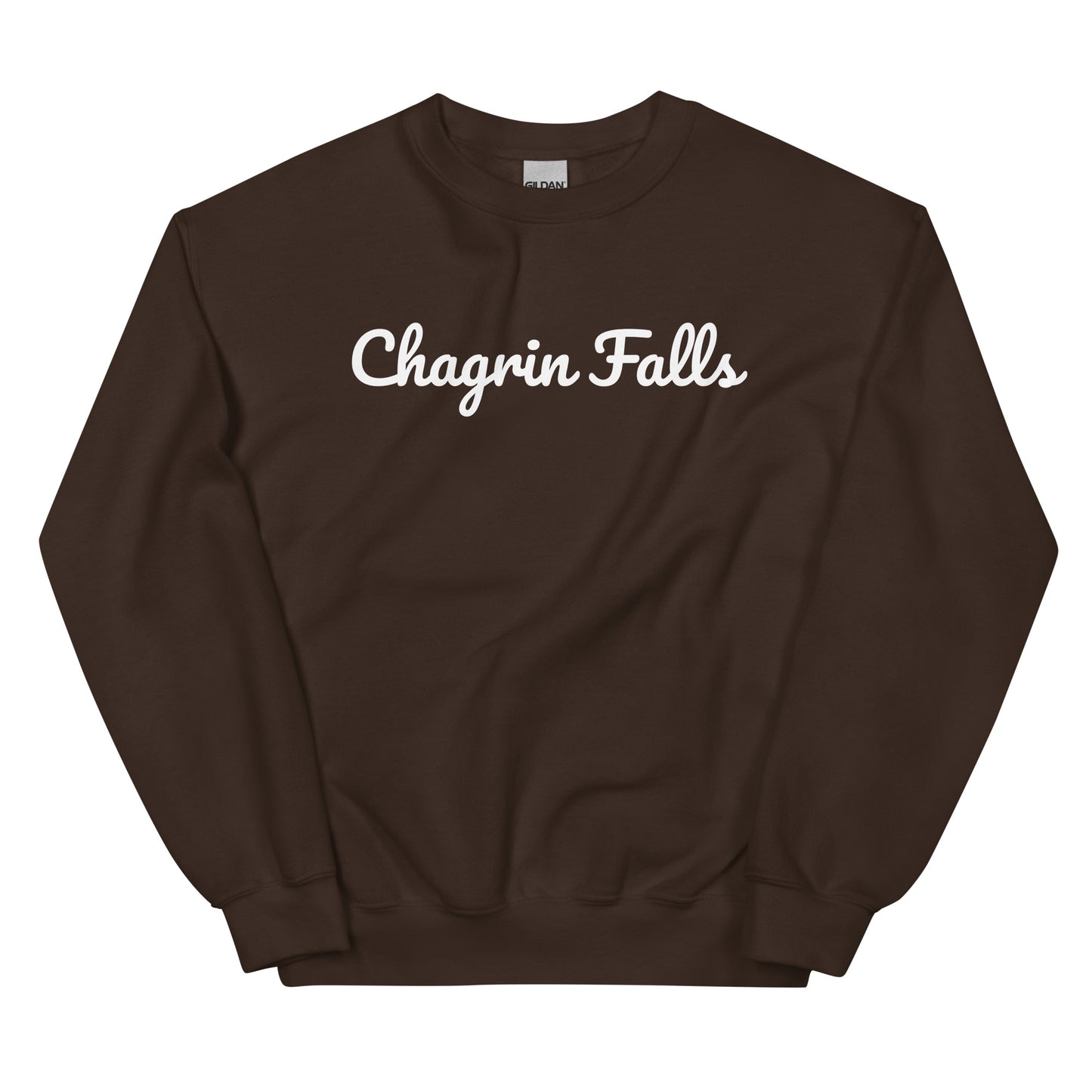 Chagrin Falls Ohio Solo Script Crewneck Unisex Sweatshirt