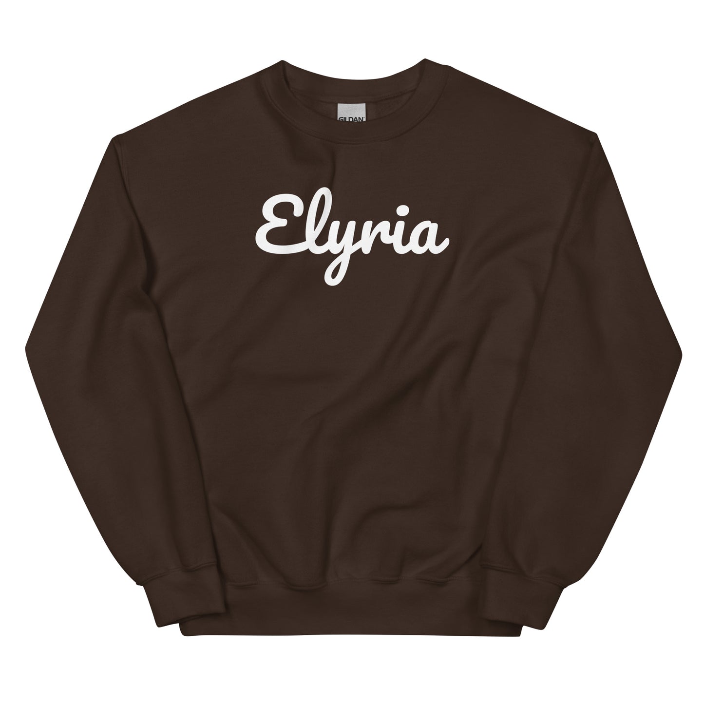 Elyria Ohio Solo Script Crewneck Unisex Sweatshirt