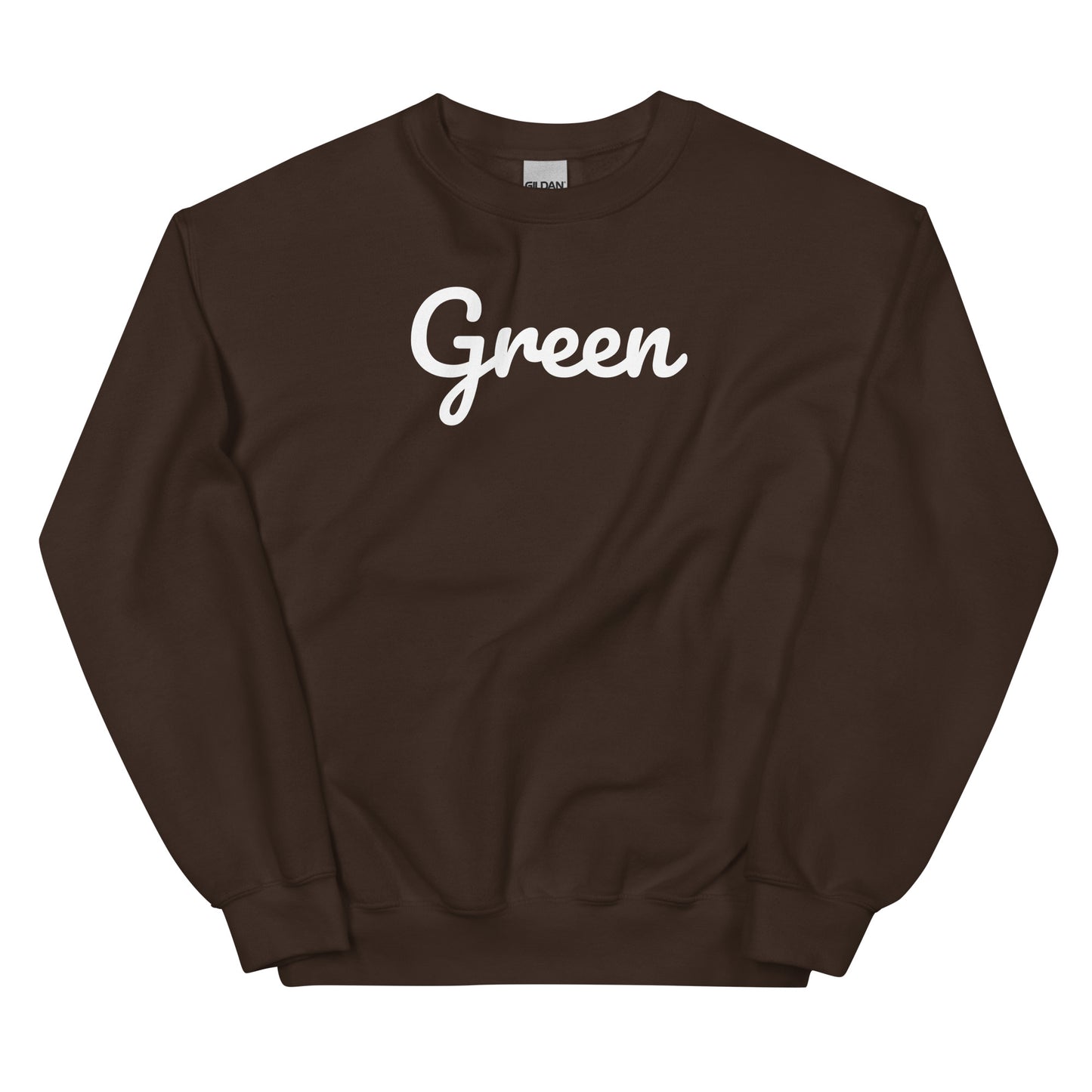 Green Ohio Solo Script Crewneck Unisex Sweatshirt