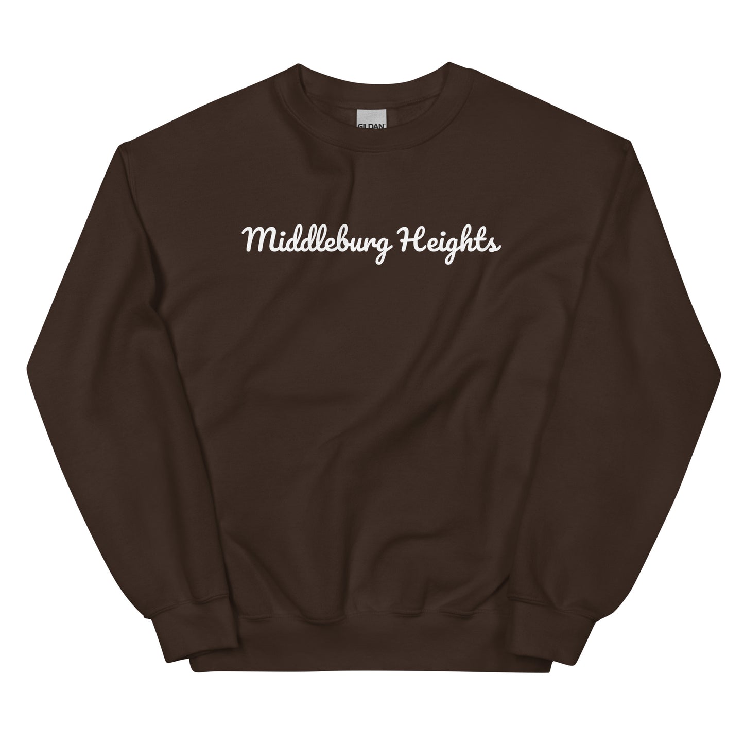 Middleburg Heights Ohio Solo Script Crewneck Unisex Sweatshirt