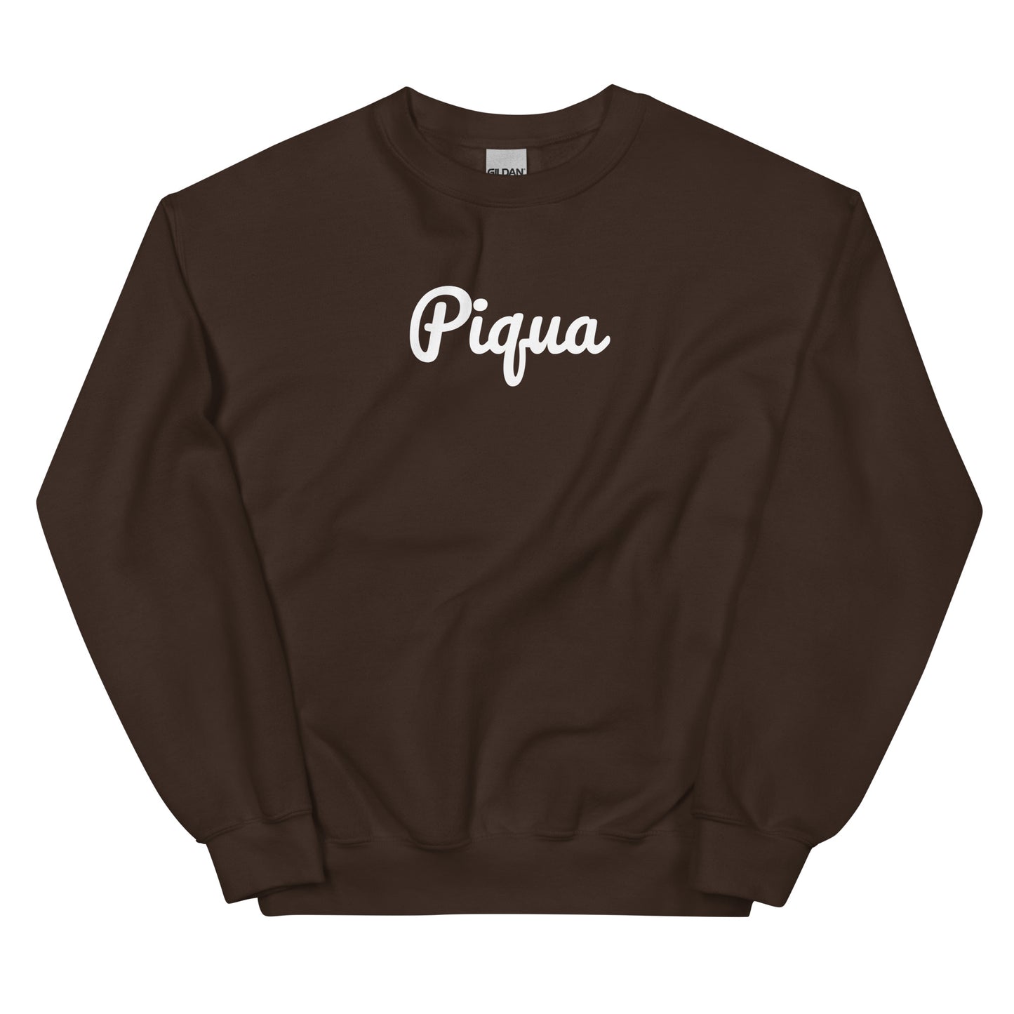 Piqua Ohio Solo Script Crewneck Unisex Sweatshirt