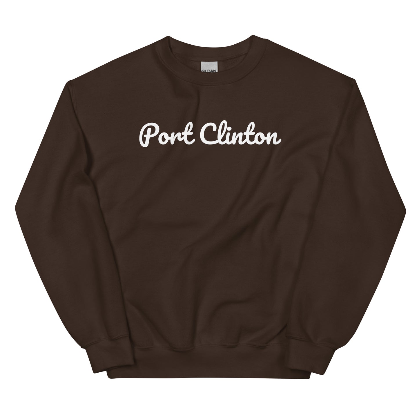Port Clinton Ohio Solo Script Crewneck Unisex Sweatshirt