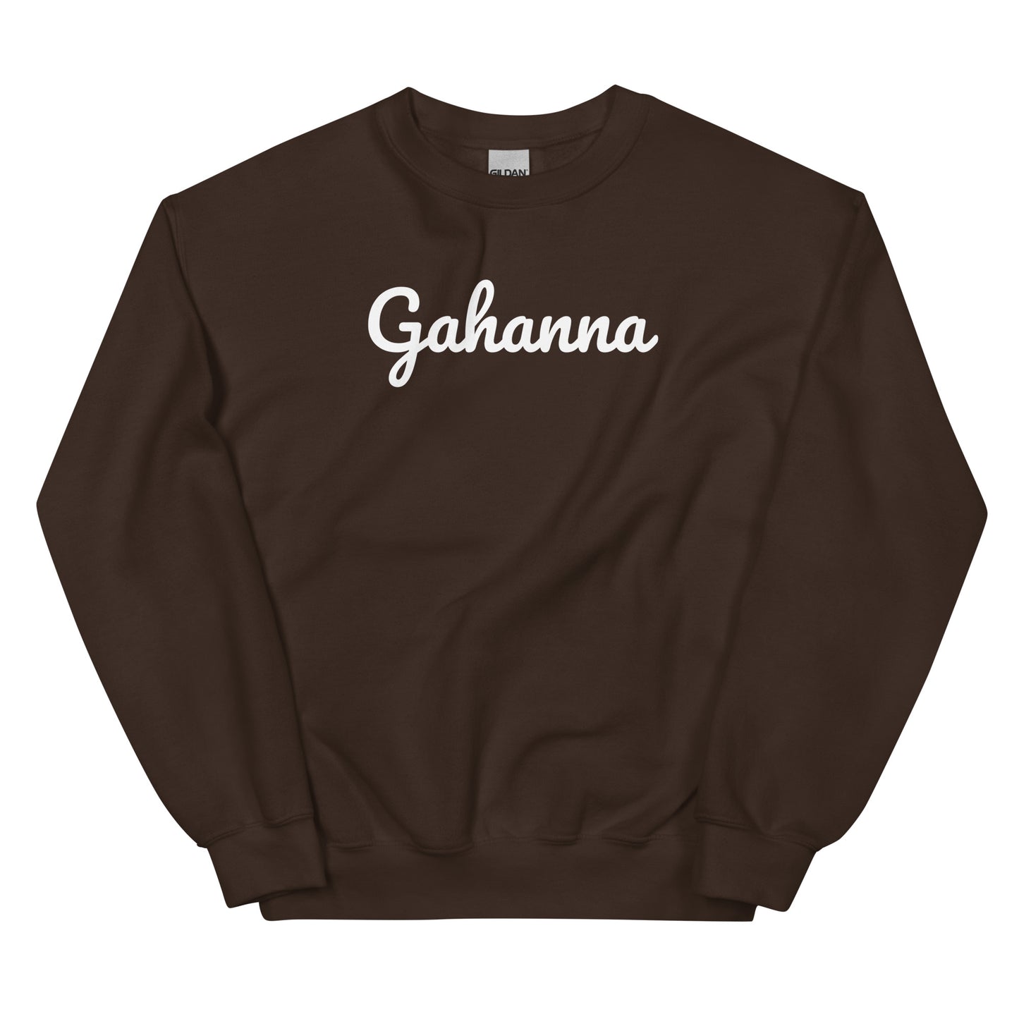 Gahanna Ohio Solo Script Crewneck Unisex Sweatshirt