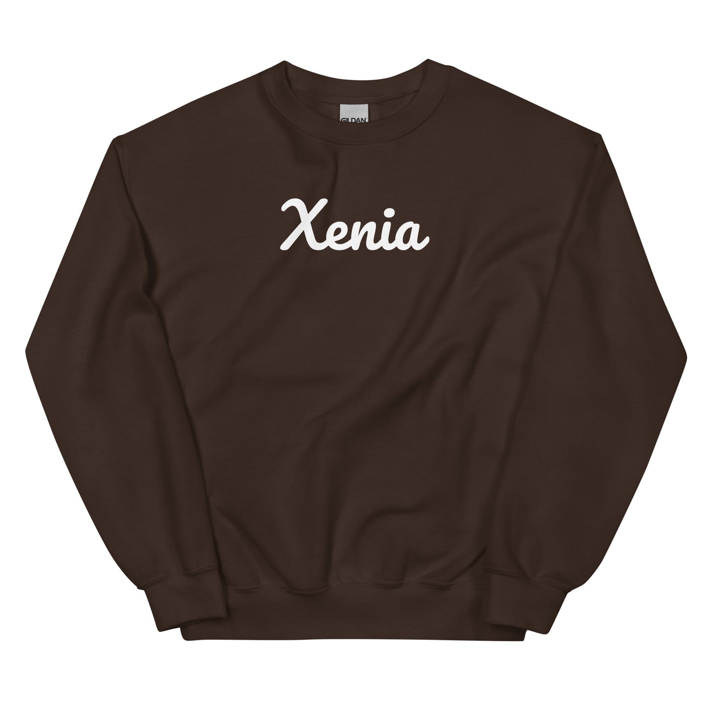 Xenia Ohio Solo Script Crewneck Unisex Sweatshirt