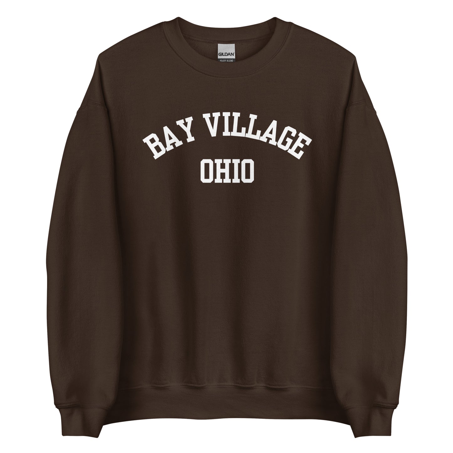 Bay Village, Ohio Block Crewneck Sweatshirt