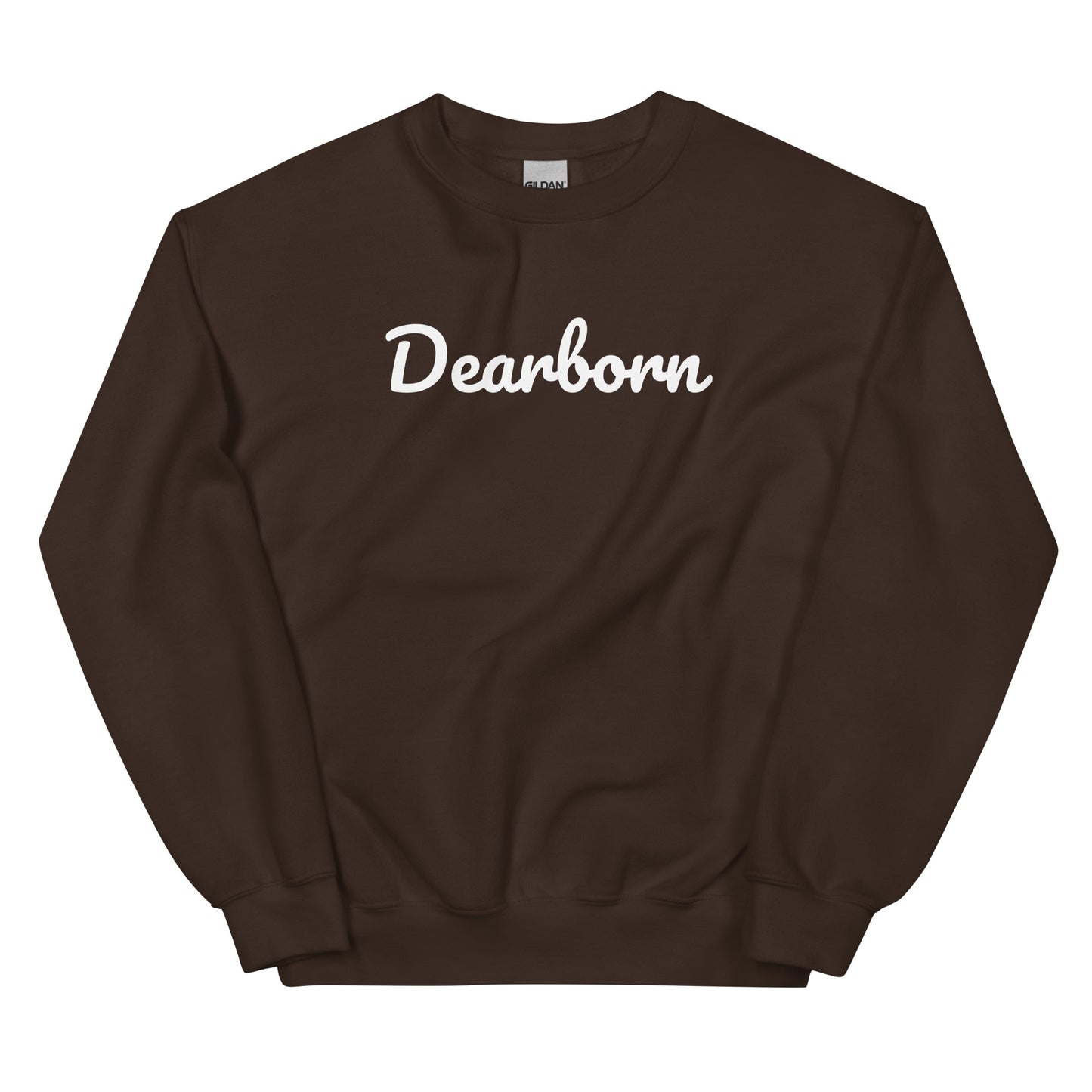Dearborn Michigan Solo Script Crewneck Unisex Sweatshirt
