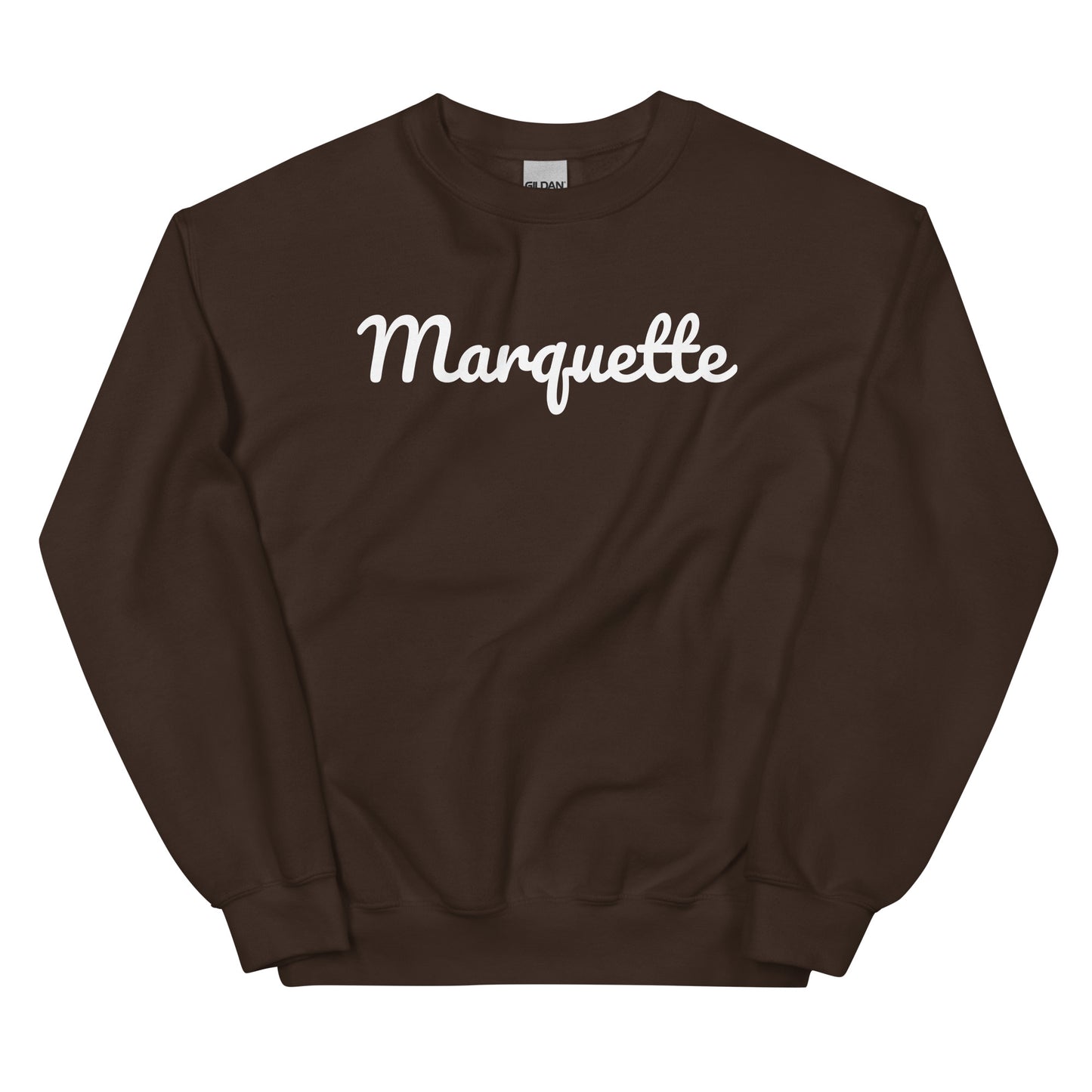 Marquette Michigan Solo Script Crewneck Unisex Sweatshirt
