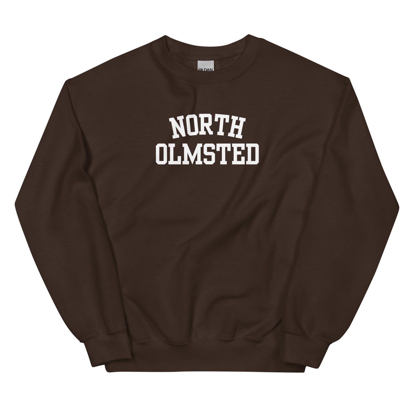 North Olmsted Ohio Block Solo Crewneck Unisex Sweatshirt