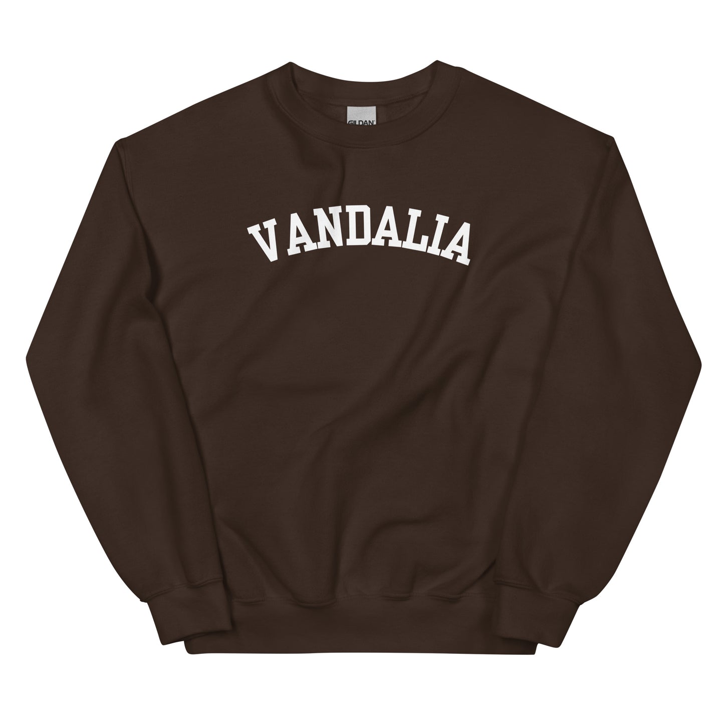 Vandalia Ohio Block Solo Crewneck Unisex Sweatshirt