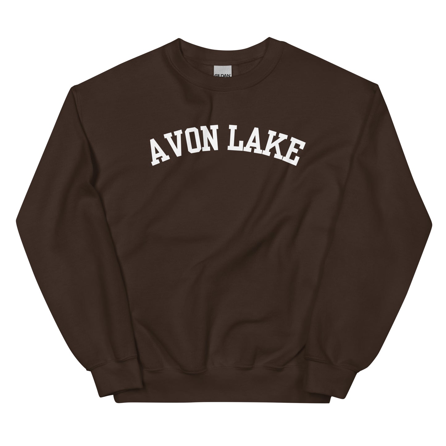 Avon Lake Ohio Block Solo Crewneck Unisex Sweatshirt