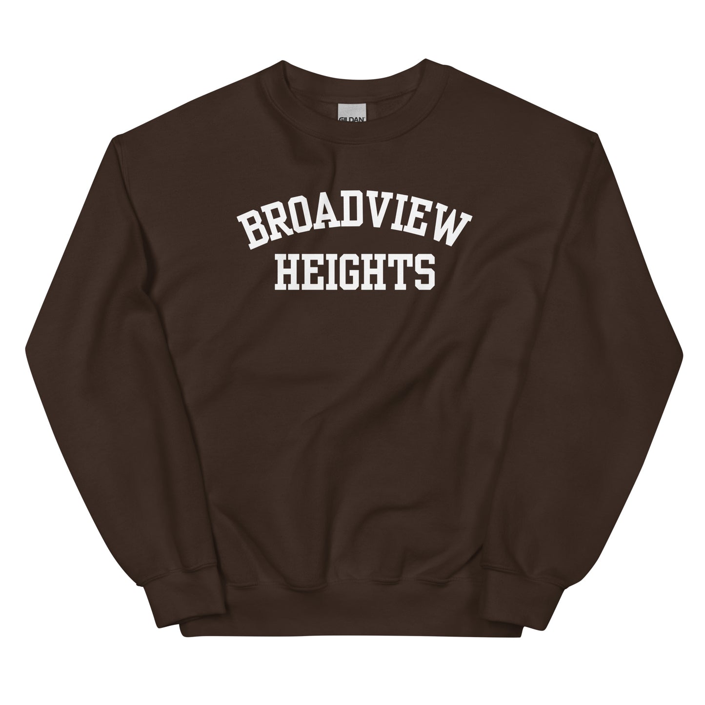 Broadview Heights Ohio Block Solo Crewneck Unisex Sweatshirt