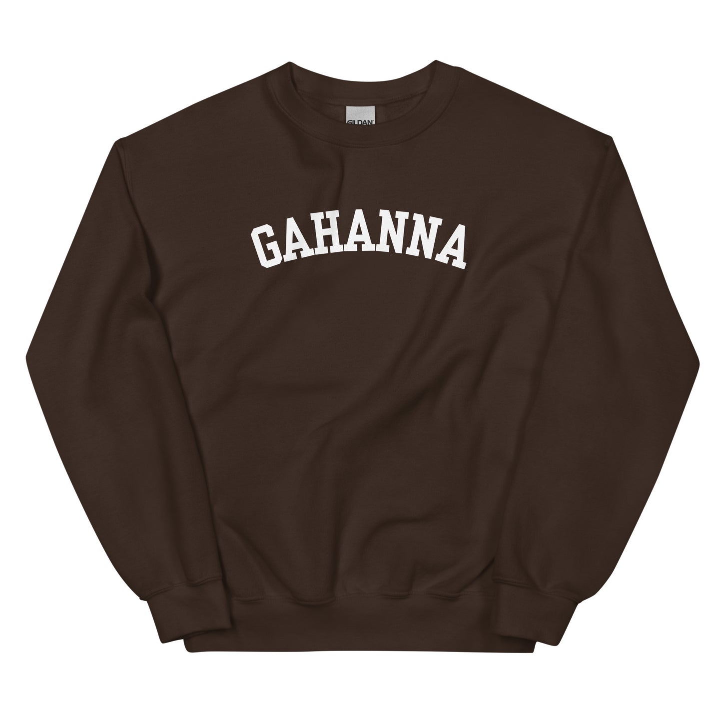 Gahanna Ohio Block Solo Crewneck Unisex Sweatshirt