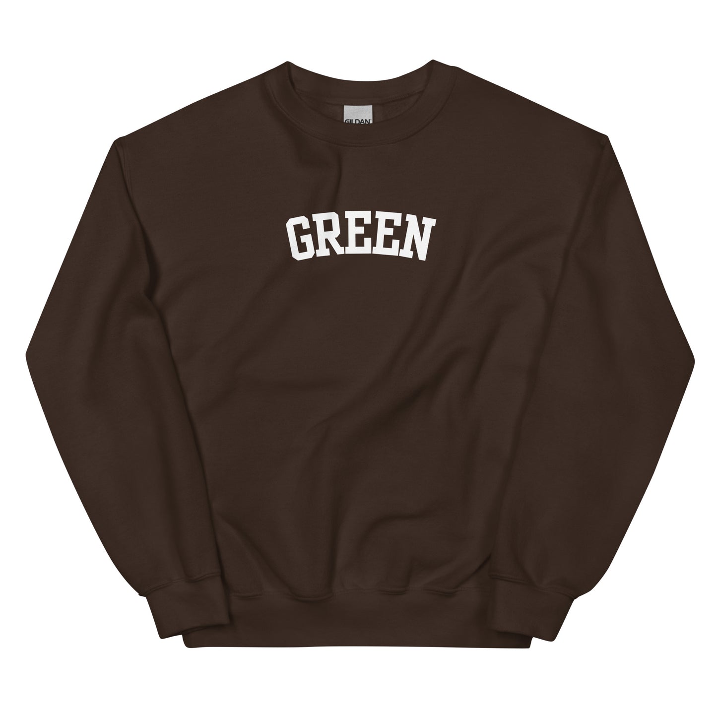 Green Ohio Block Solo Crewneck Unisex Sweatshirt