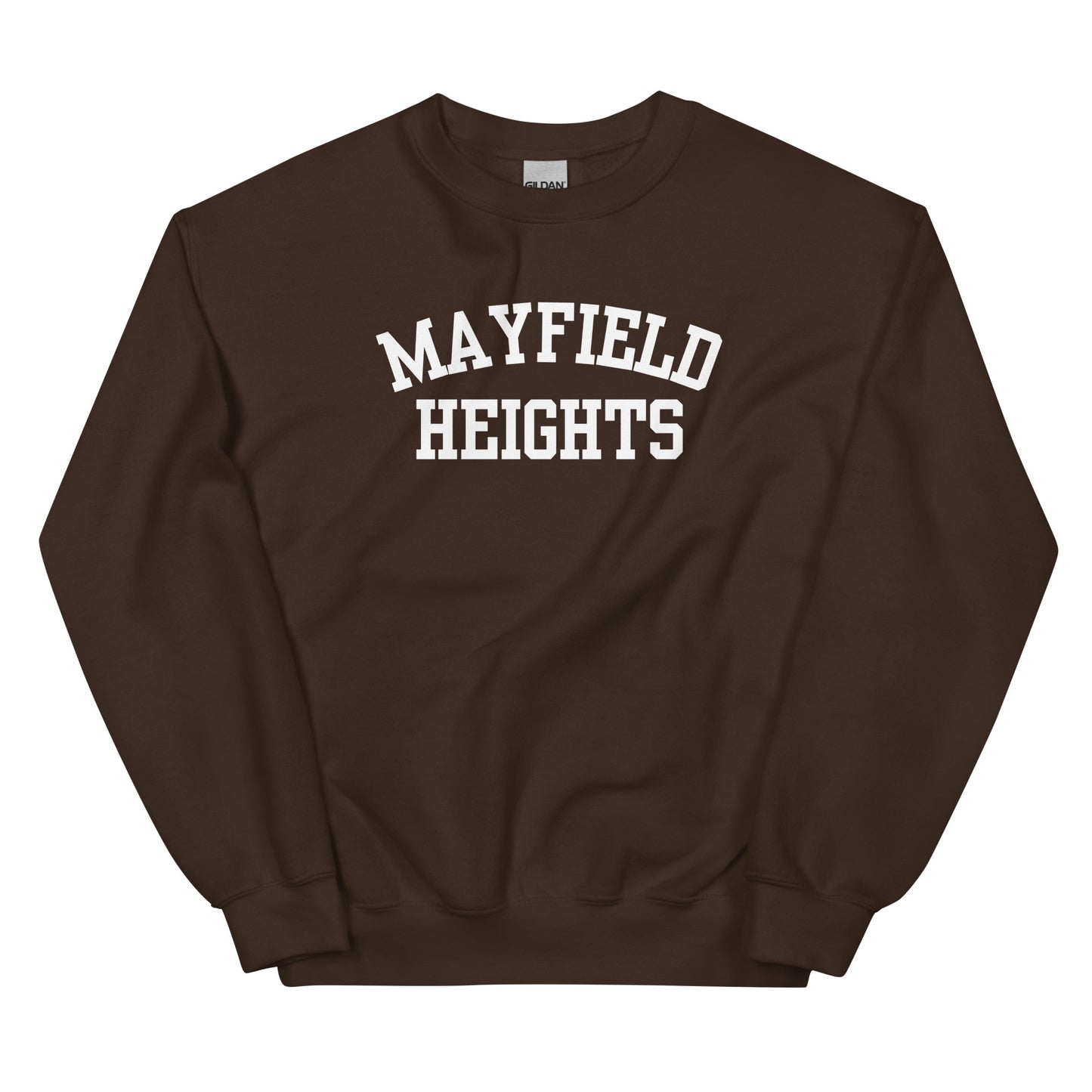Mayfield Heights Ohio Block Solo Crewneck Unisex Sweatshirt