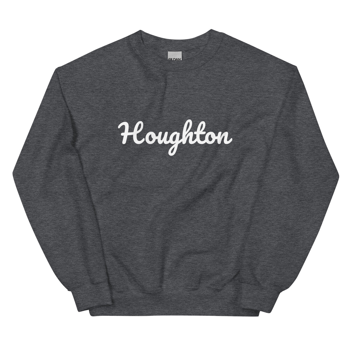 Houghton, Michigan Unisex Sweatshirt - Solo Script