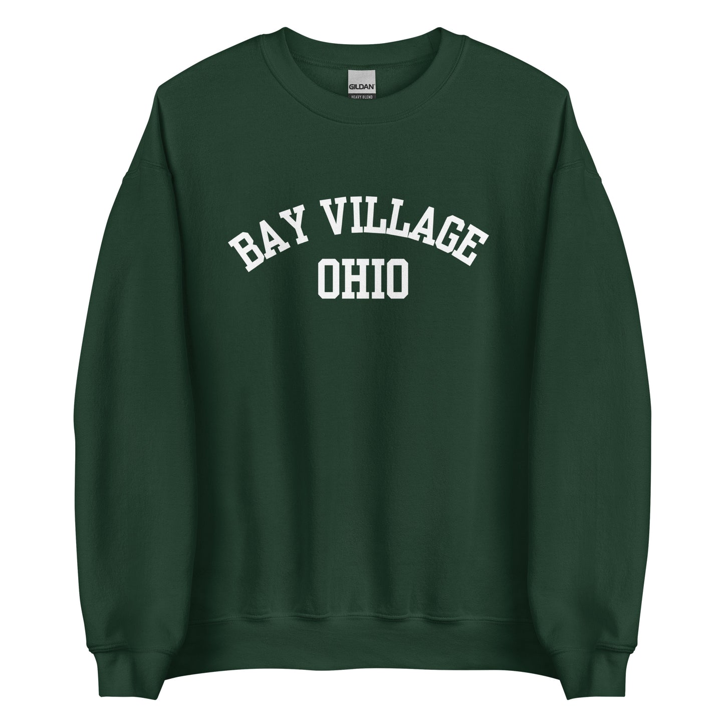 Bay Village Ohio Block Crewneck Unisex Sweatshirt