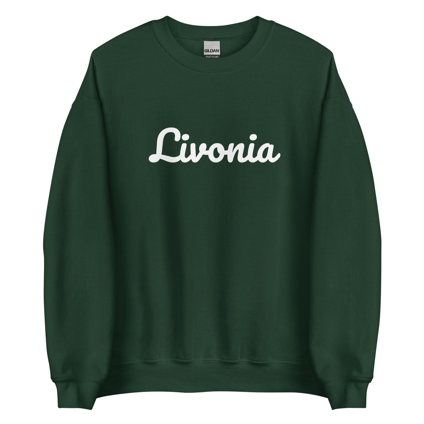 Livonia Michigan Solo Script Unisex Sweatshirt