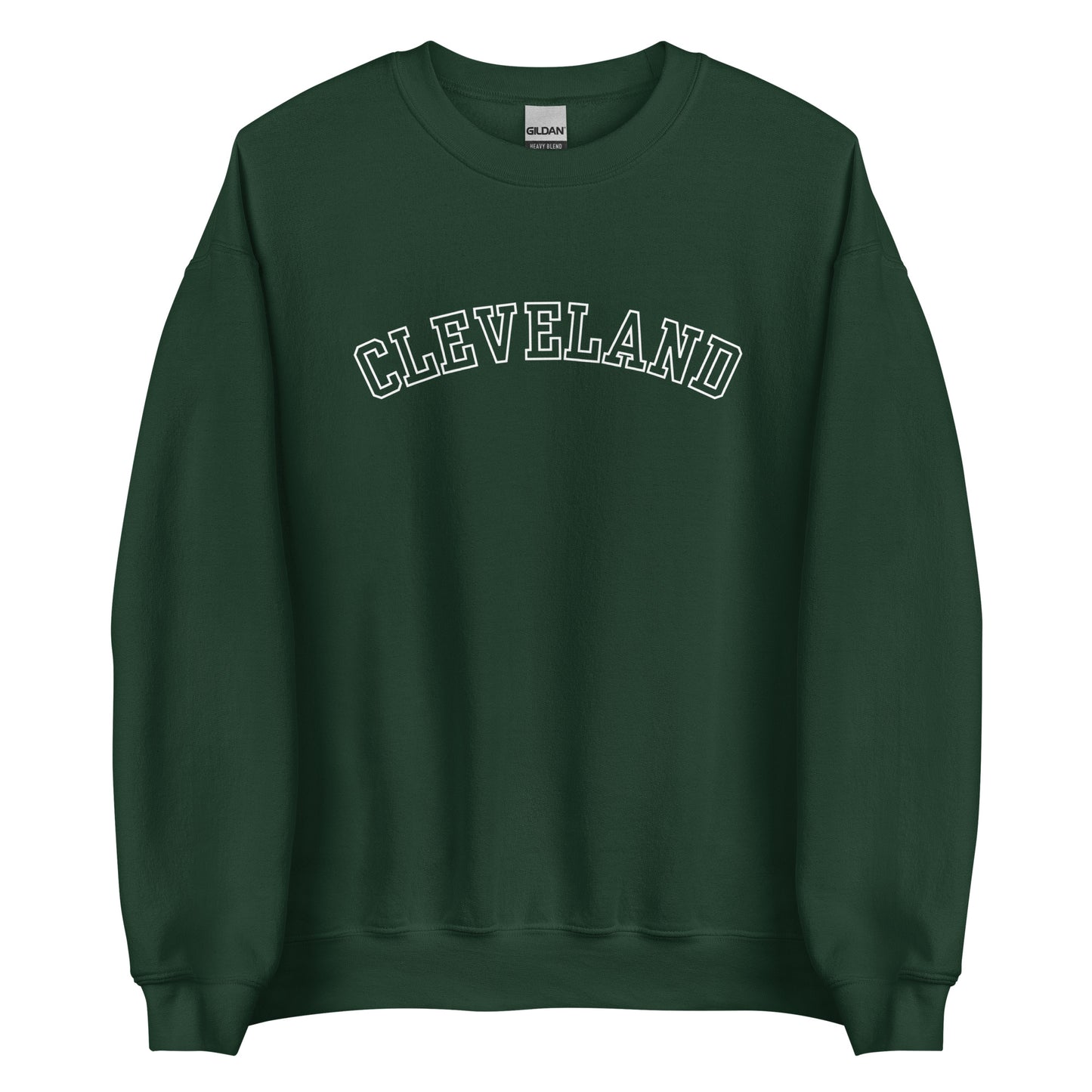 Cleveland Ohio Outline Crewneck Unisex Sweatshirt