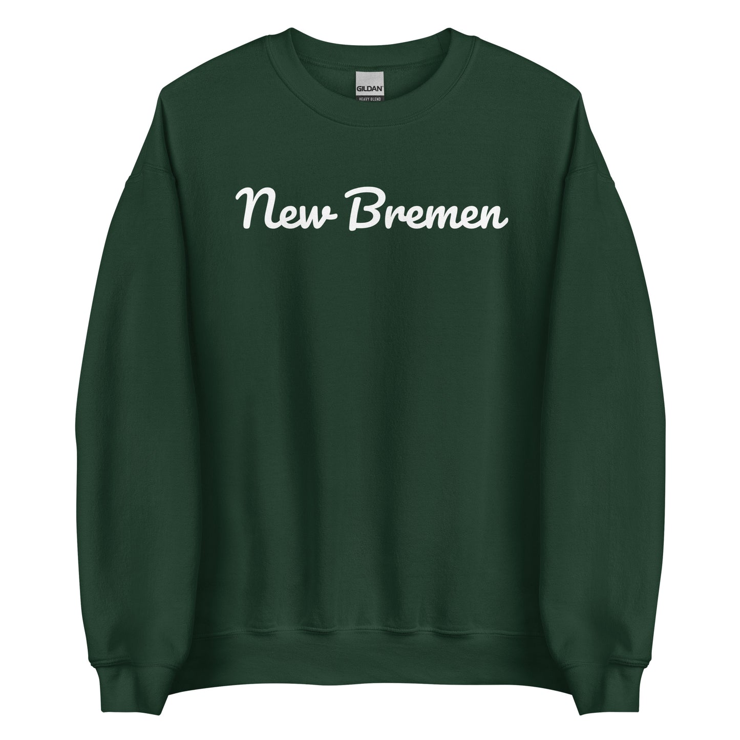 New Bremen Ohio Solo Script Crewneck Unisex Sweatshirt