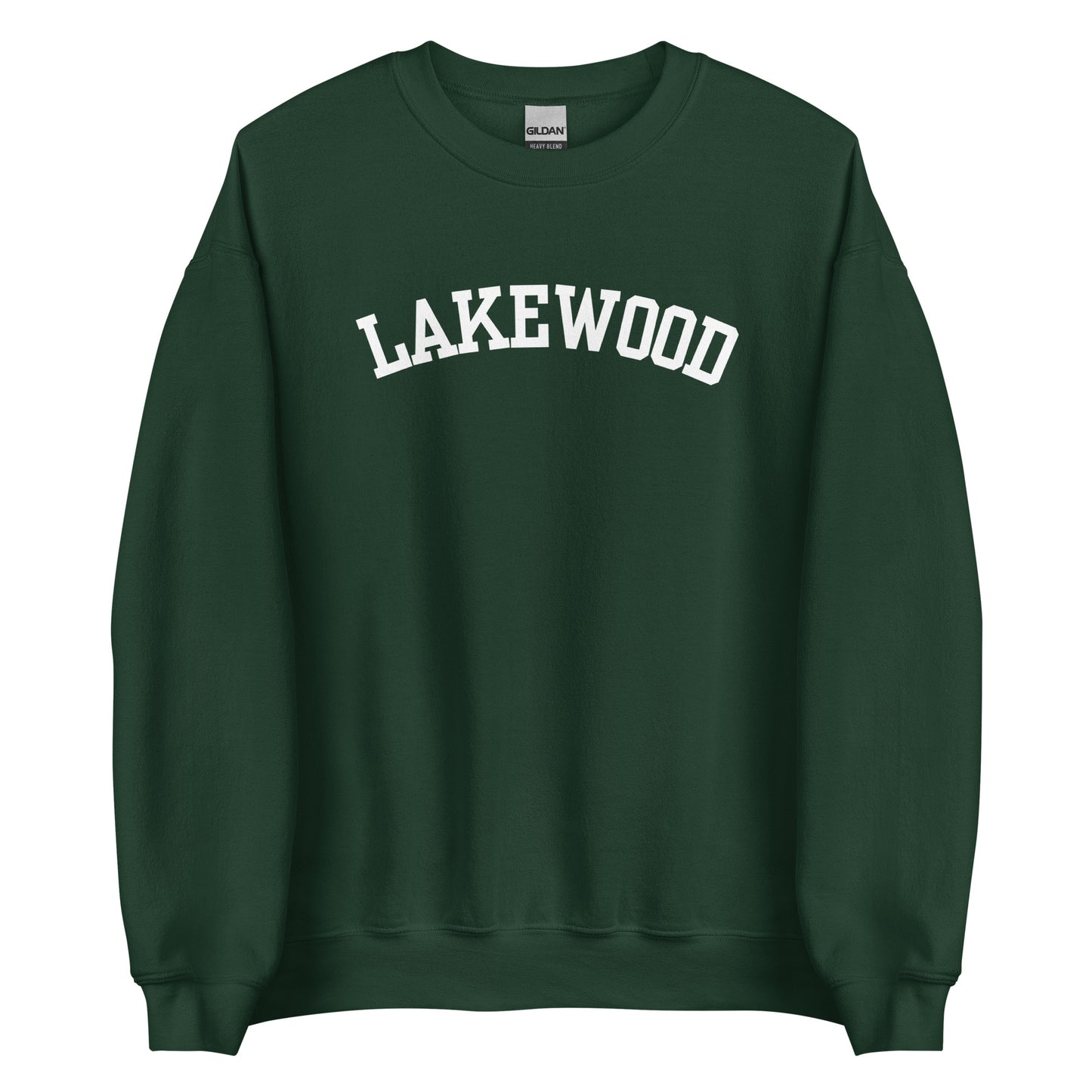 Lakewood Ohio Block Solo Crewneck Unisex Sweatshirt