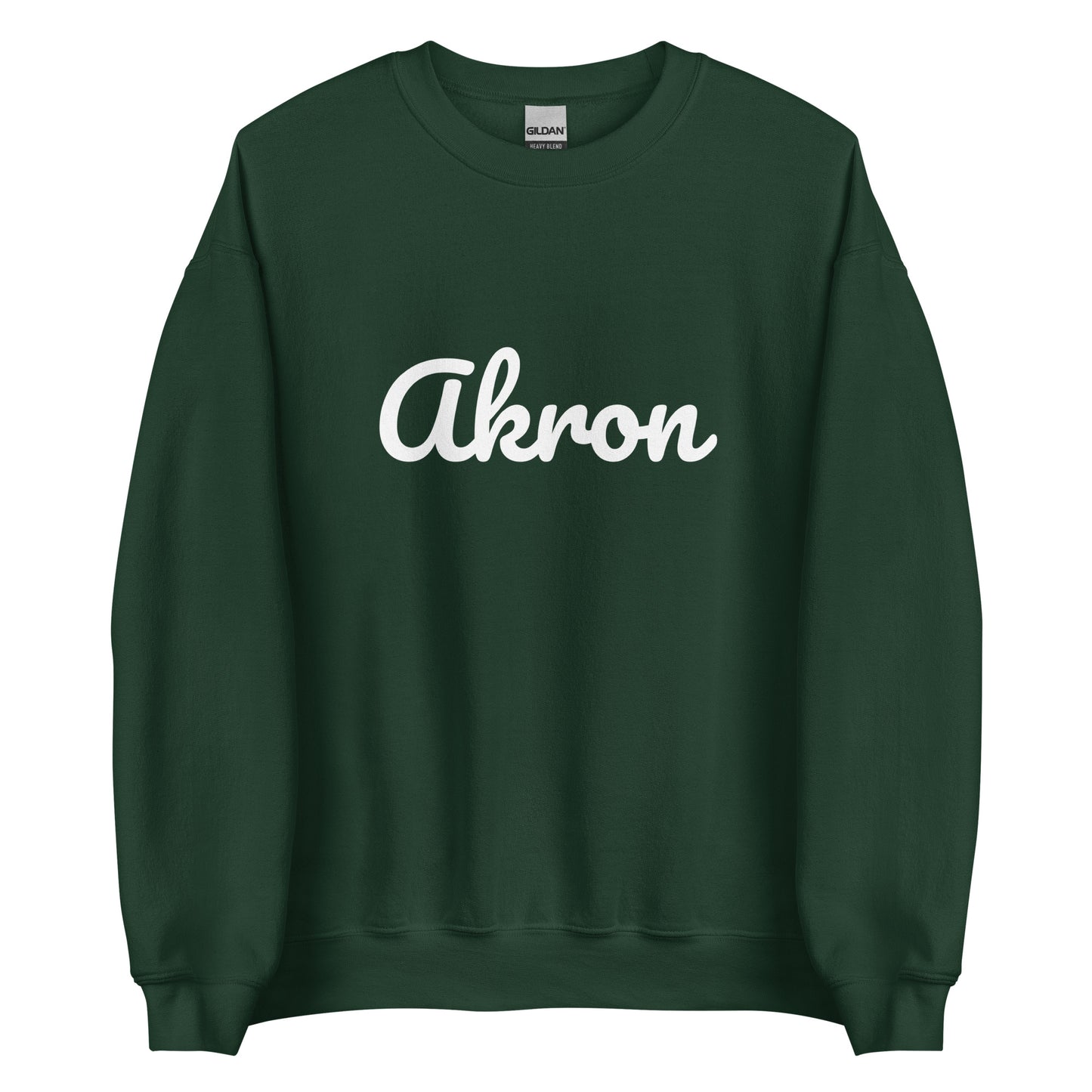 Akron Ohio Solo Script Crewneck Unisex Sweatshirt