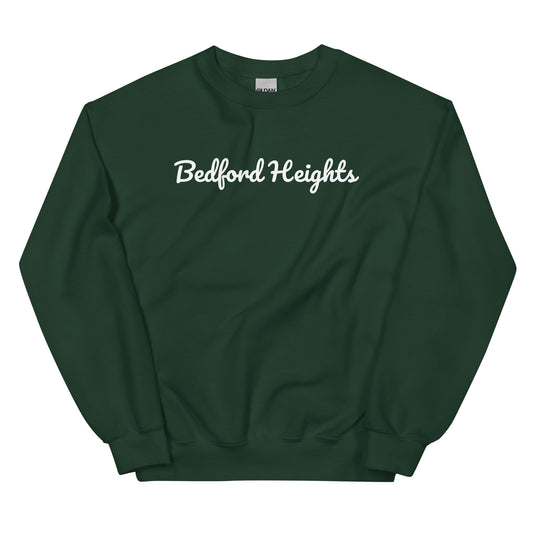 Bedford Heights Ohio Solo Script Crewneck Unisex Sweatshirt