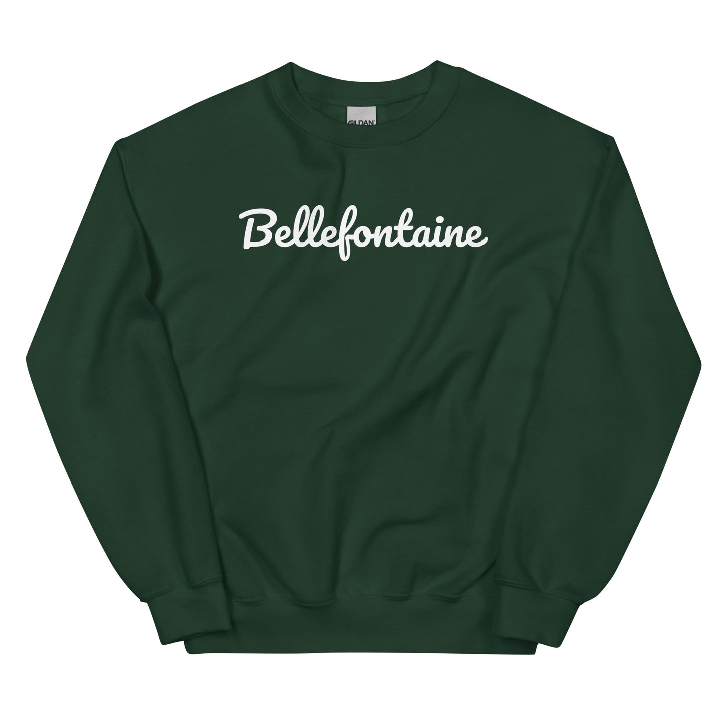 Bellefontaine Ohio Solo Script Crewneck Unisex Sweatshirt