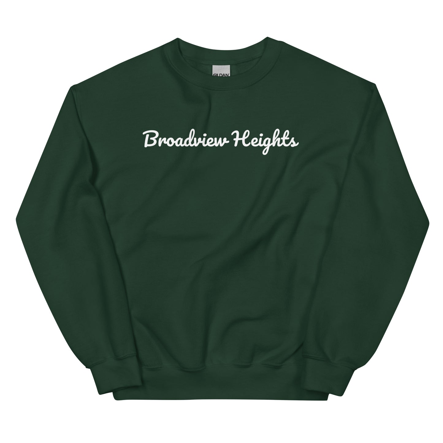 Broadview Heights Ohio Solo Script Crewneck Unisex Sweatshirt