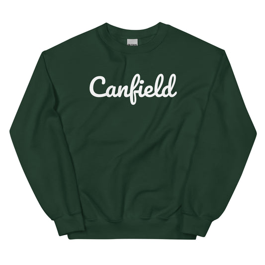 Canfield Ohio Solo Script Crewneck Unisex Sweatshirt