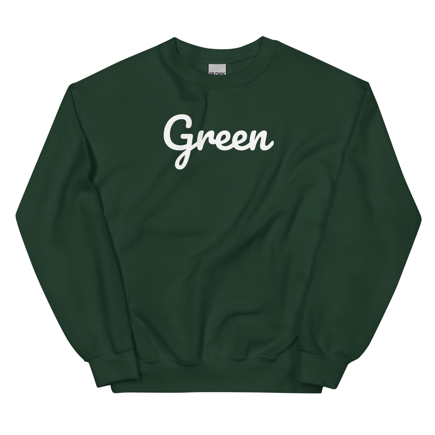 Green Ohio Solo Script Crewneck Unisex Sweatshirt