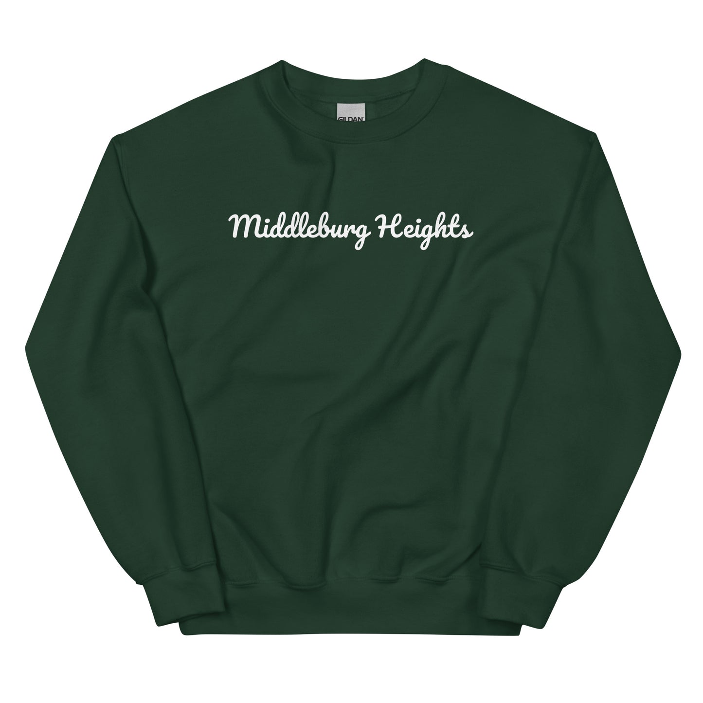 Middleburg Heights Ohio Solo Script Crewneck Unisex Sweatshirt