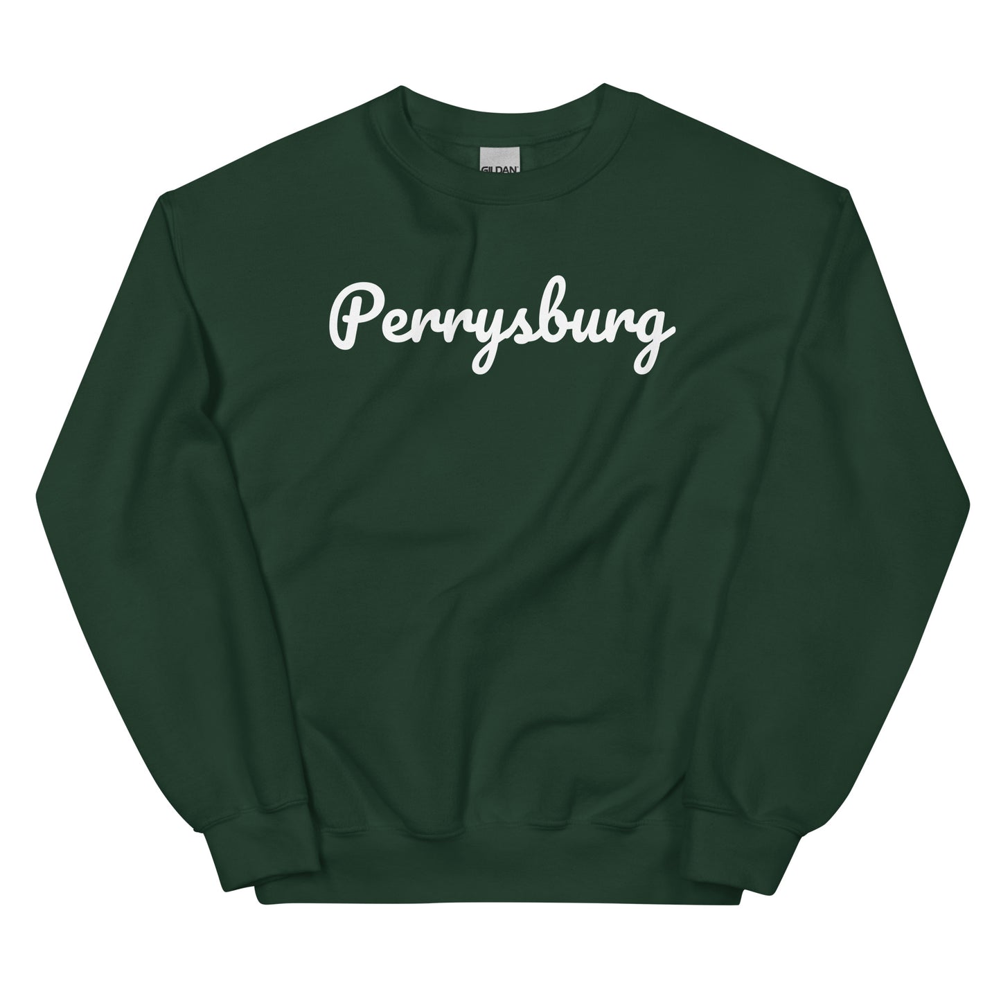 Perrysburg Ohio Solo Script Crewneck Unisex Sweatshirt