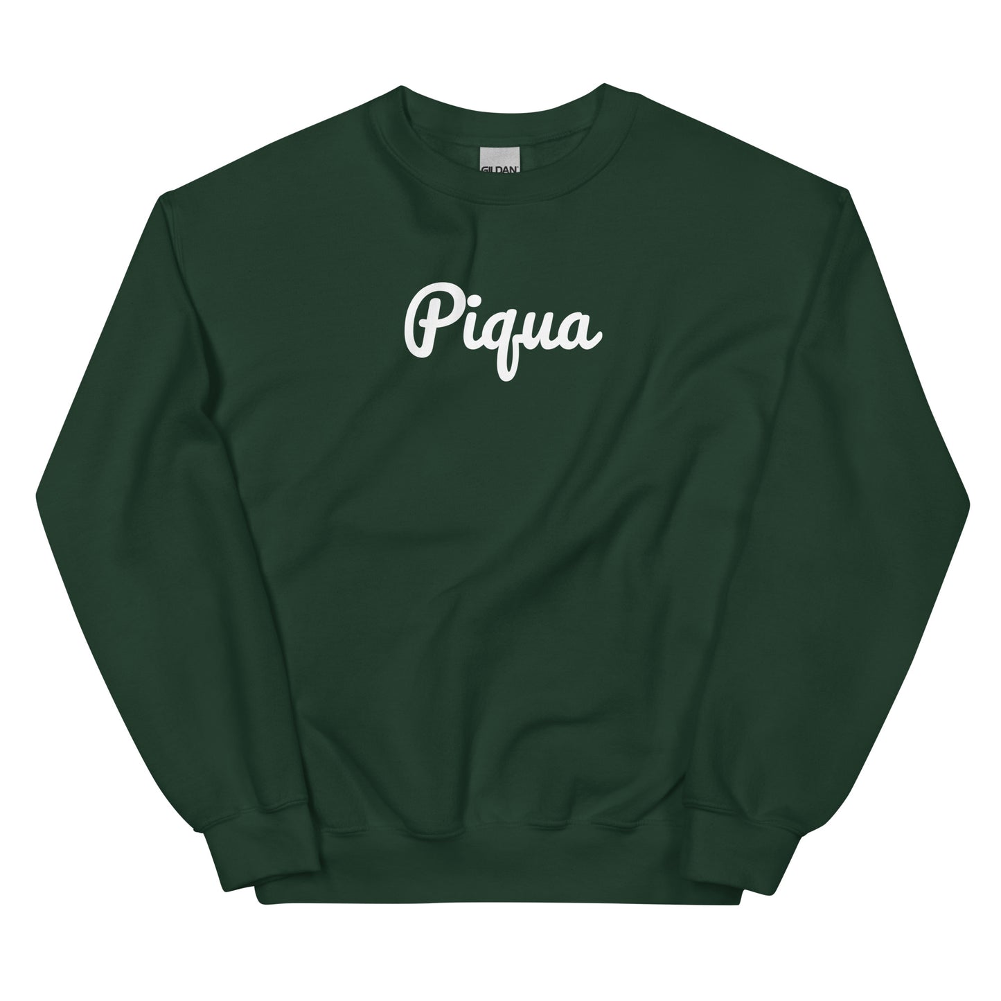 Piqua Ohio Solo Script Crewneck Unisex Sweatshirt