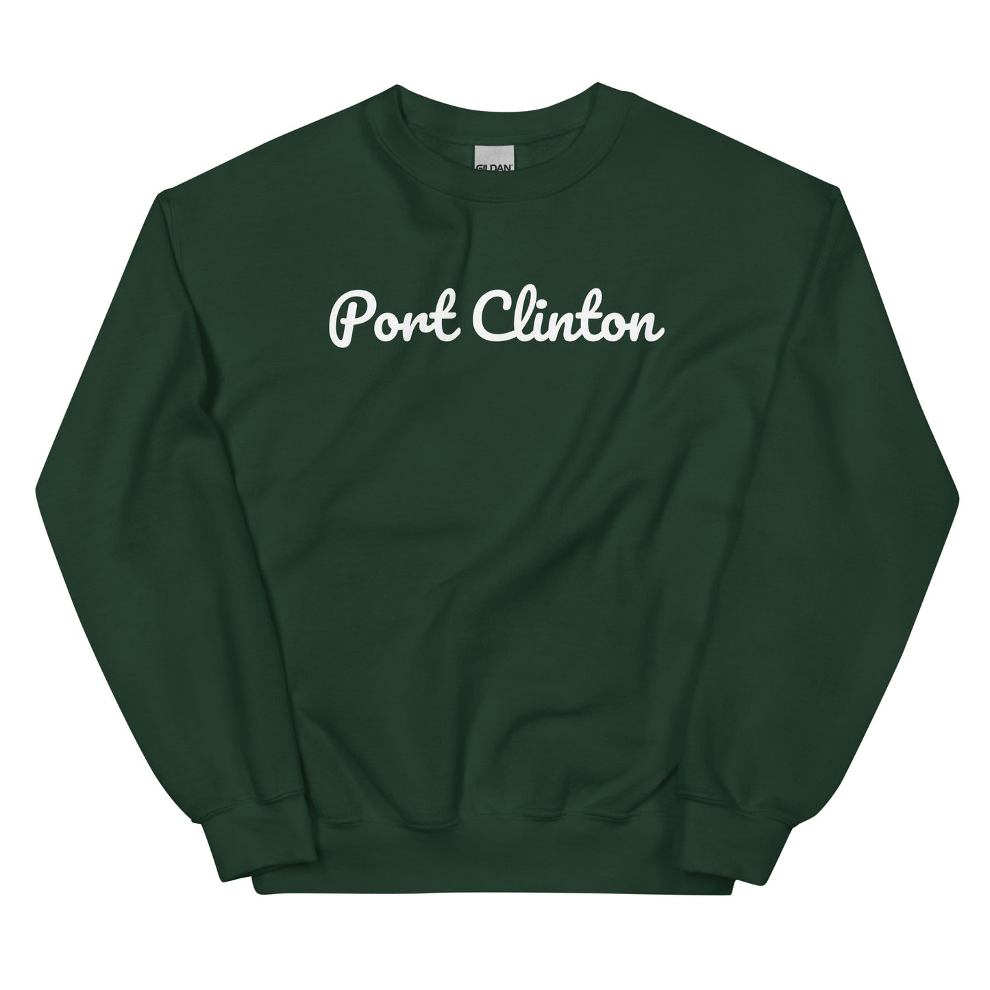 Port Clinton Ohio Solo Script Crewneck Unisex Sweatshirt