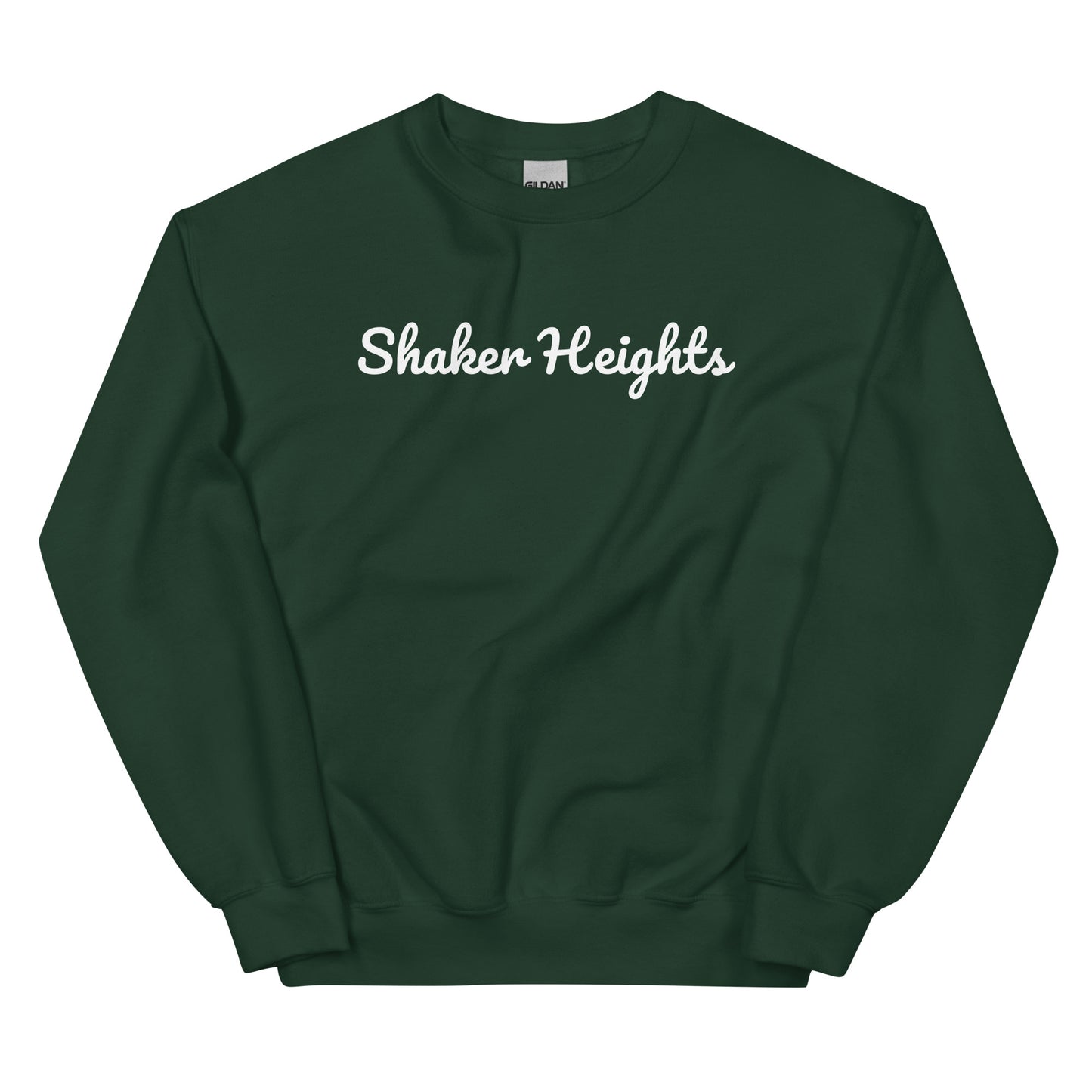 Shaker Heights Ohio Solo Script Crewneck Unisex Sweatshirt