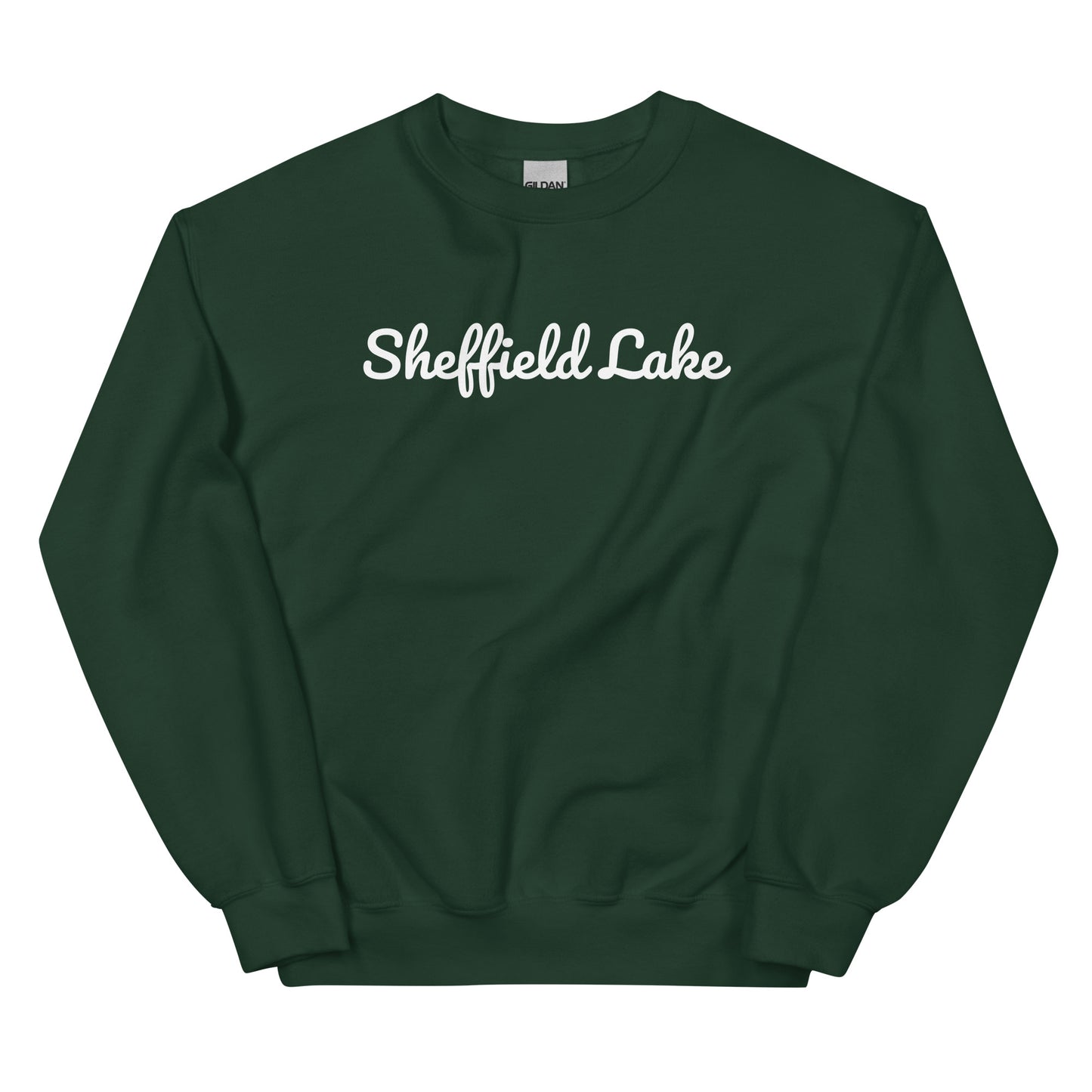 Sheffield Lake Ohio Solo Script Crewneck Unisex Sweatshirt
