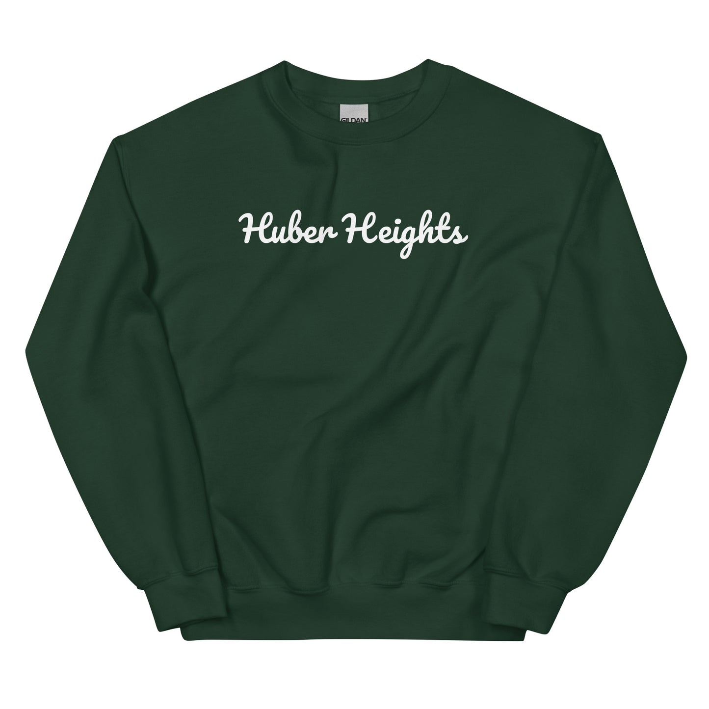 Huber Heights Ohio Solo Script Crewneck Unisex Sweatshirt