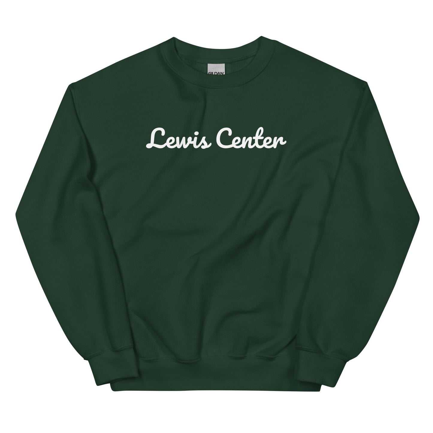 Lewis Center Ohio Solo Script Crewneck Unisex Sweatshirt