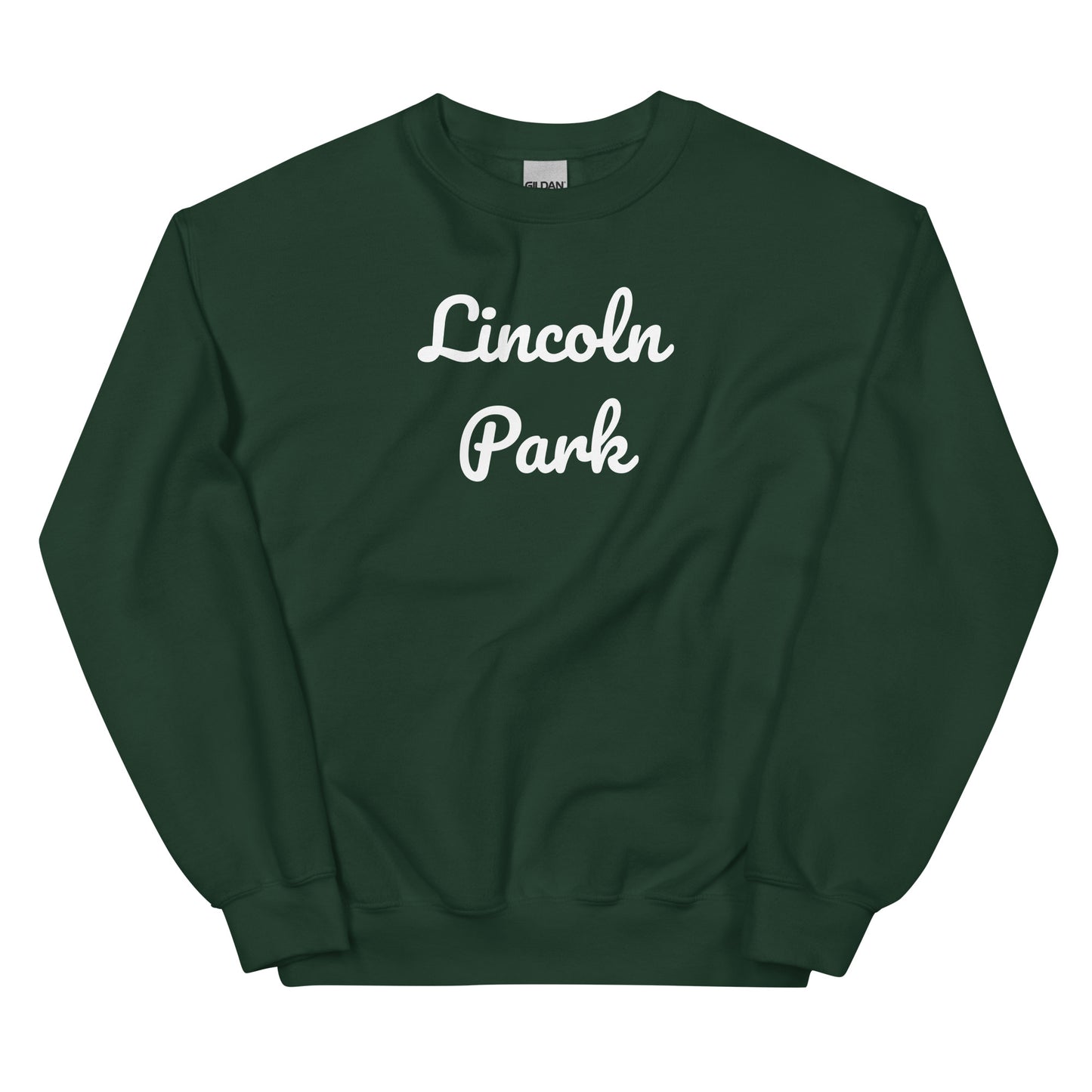 Lincoln Park Michigan Solo Script Crewneck Unisex Sweatshirt