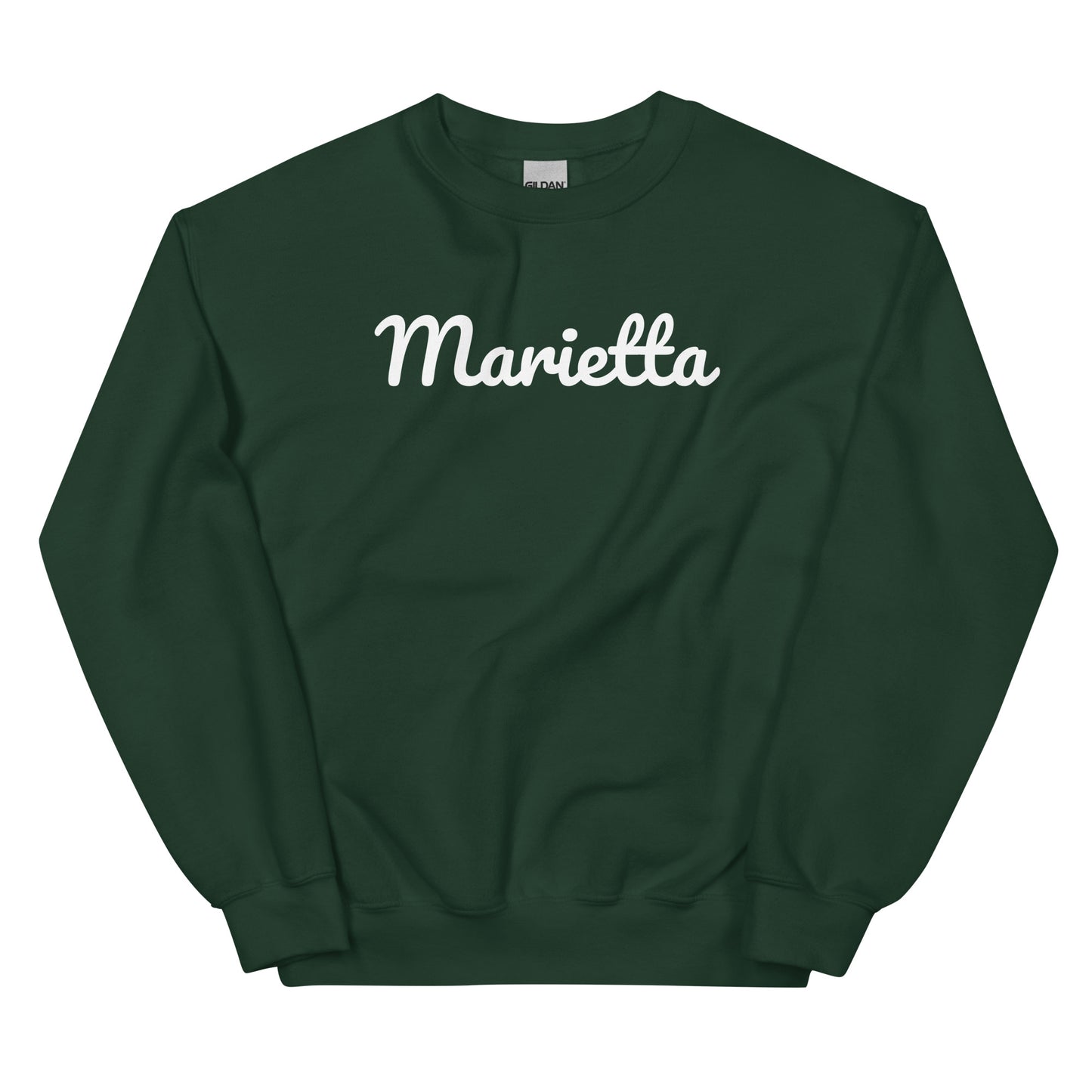 Marietta Ohio Solo Script Crewneck Unisex Sweatshirt