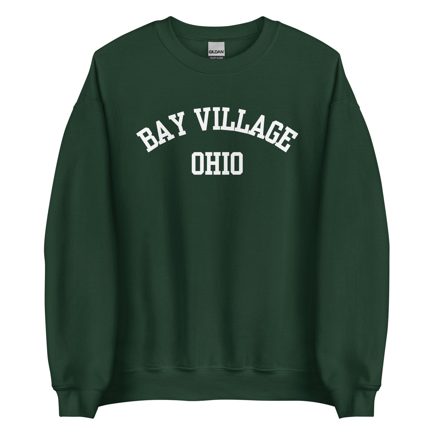 Bay Village, Ohio Block Crewneck Sweatshirt